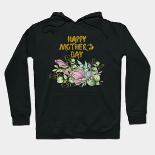 Happy Mother's Day Floral Design Hoodie